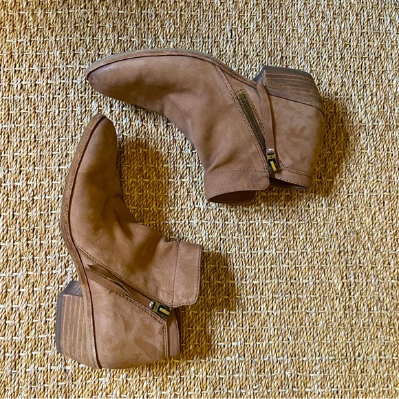 Sam Edelman Packer Leather Booties in Saddle - Picture 5 of 11